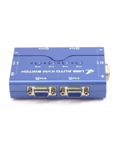 DATA SWITCH KVM 4 PUERTOS USB PG
