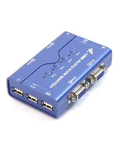 DATA SWITCH KVM 4 PUERTOS USB PG