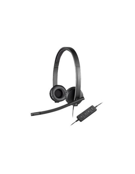 AURICULAR+MIC LOGITECH HEADSET H570E USB