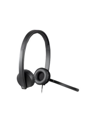 AURICULAR+MIC LOGITECH HEADSET H570E USB