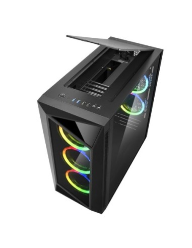 CAJA ATX SHARKOON MIDI VS9 RGB BLANCA