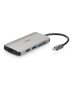 HUB USB D-LINK 8 EN 1 USB-C...