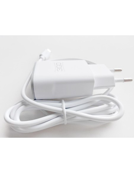 ALIMENTADOR HOGAR MICROUSB+2 PUERTOS 5V 2A 1,5M 3G