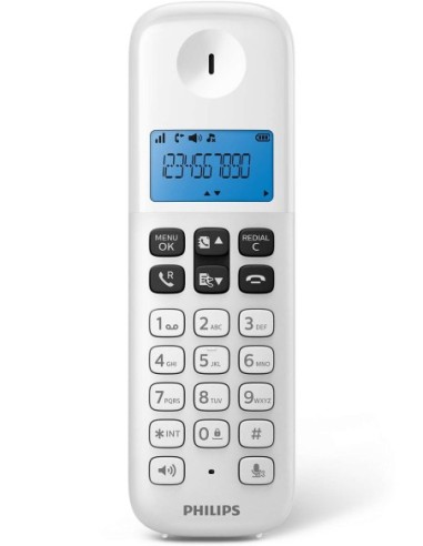 TELEFONO PHILIPS D1611 BLANCO