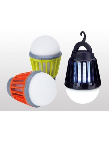 ELIMINA INSECTOS-LAMPARA PORT JATA 2 EN 1 NARANJA