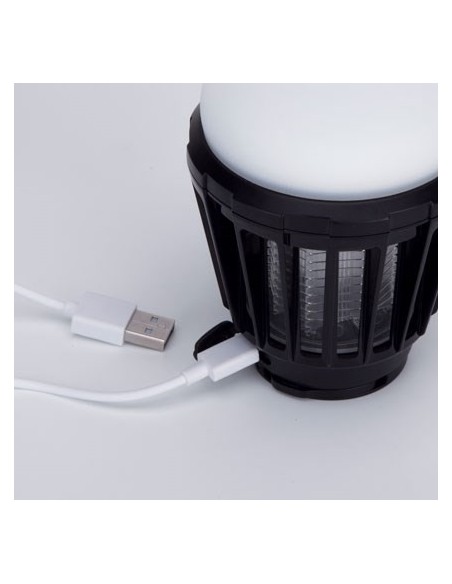 ELIMINA INSECTOS-LAMPARA PORT JATA 2 EN 1 NEGRO