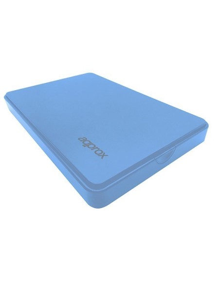 CAJA EXTERNA HDD 2.5" SATA-USB 2.0 APPROX AZUL CLARO
