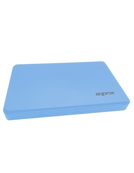 CAJA EXTERNA HDD 2.5" SATA-USB 3.0 APPROX AZUL CLARO