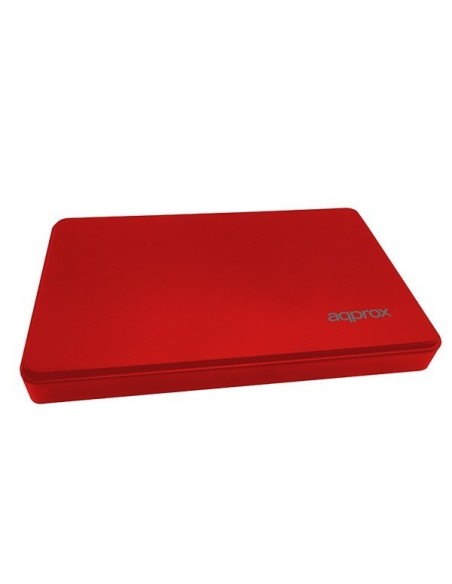 CAJA EXTERNA HDD 2.5" SATA-USB 3.0 APPROX ROJA