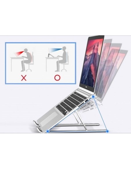 SOPORTE CONCEPTRONIC PORTATIL THANA ERGO ALUMINIO