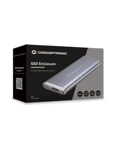 CAJA EXTERNA SSD M.2 CONCEPTRONIC SATA USB 3.0