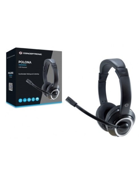 AURICULAR+MIC CONCEPTRONIC POLONA01B USB