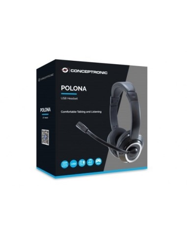 AURICULAR+MIC CONCEPTRONIC POLONA01B USB