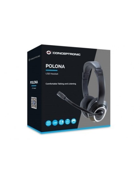 AURICULAR+MIC CONCEPTRONIC POLONA01B USB