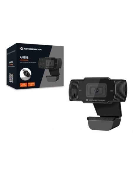 WEBCAM HD CONCEPTRONIC USB 720P-1080P INTERPOLADO