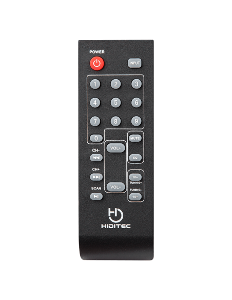 ALTAVOCES HIDITEC H400 2.1 BT NEGRO-ROJO