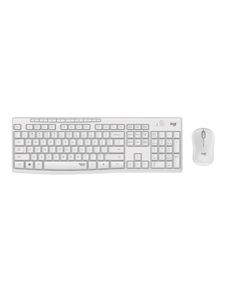 TECLADO + RATON LOGITECH CORDLESS MK295 BLANCO