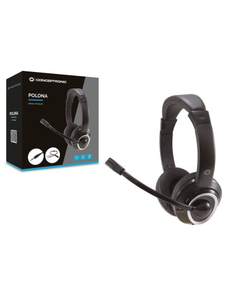 AURICULAR+MIC CONCEPTRONIC POLONA02BA JACK 3.5