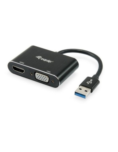 ADAPTADOR USB 3.0 -HDMI Y VGA EQUIP