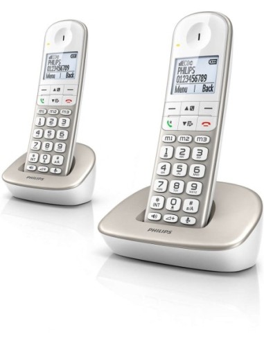 TELEFONO PHILIPS XL490 COMP. AUDIFONO...