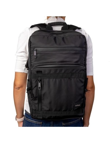 MOCHILA NILOX 15.6" URBAN NEGRA