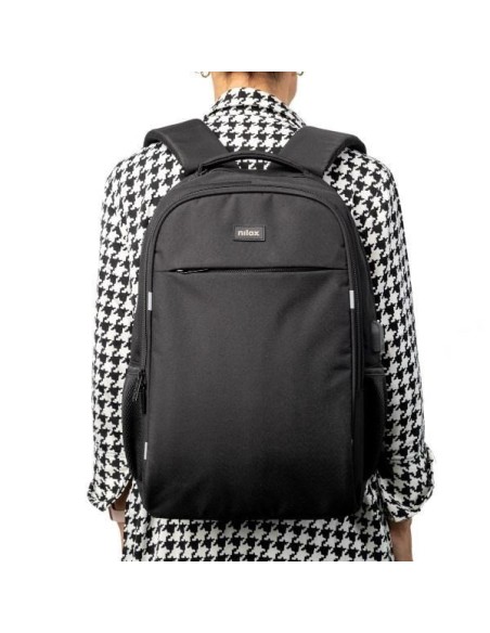 MOCHILA NILOX 15.6" STYLE NEGRO