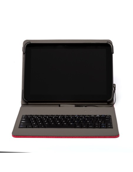 FUNDA TABLET NILOX UNIV. TECLADO 9.7"-10.5" ROJA