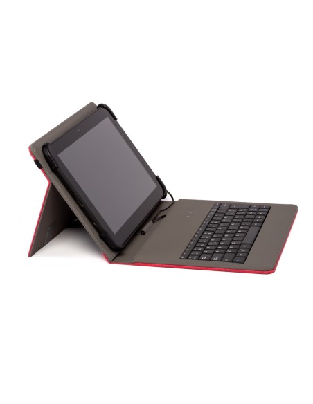 FUNDA TABLET NILOX UNIV. TECLADO 9.7"-10.5" ROJA