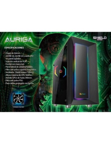 CAJA ATX TALIUS AURIGA CRISTAL...