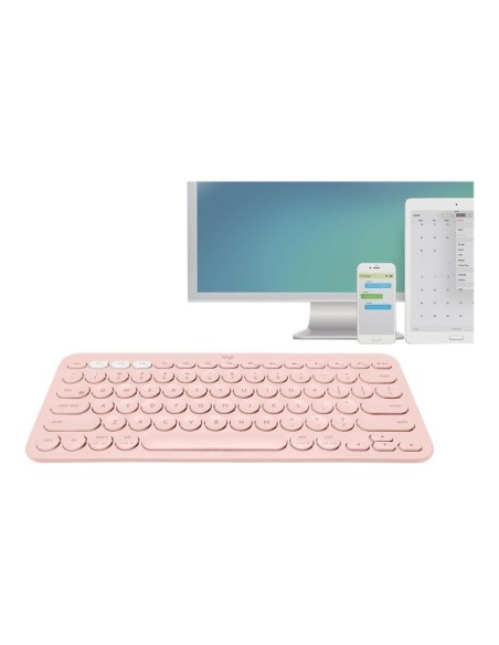 TECLADO LOGITECH K380 BLUETOOTH ROSA