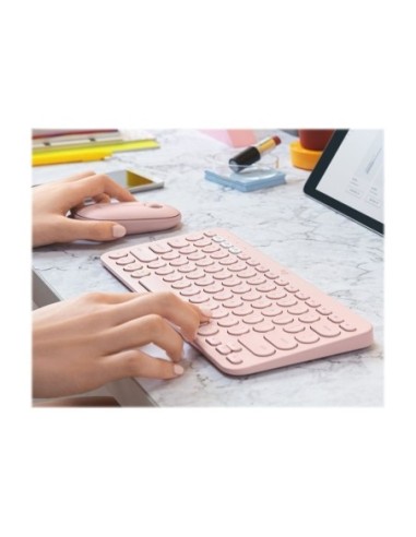 TECLADO LOGITECH K380 BLUETOOTH ROSA