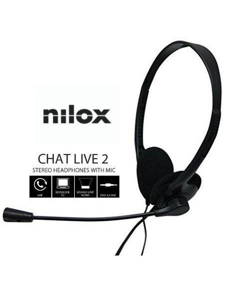 AURICULAR+MIC NILOX JACK 3.5