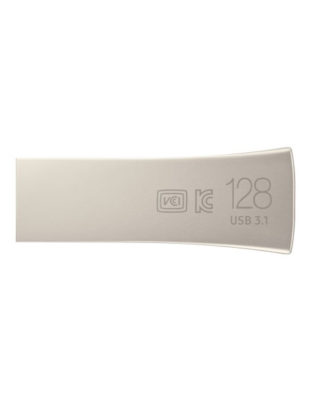 PEN DRIVE 128GB SAMSUNG BAR PLUS CHAMPAGNE SILVER