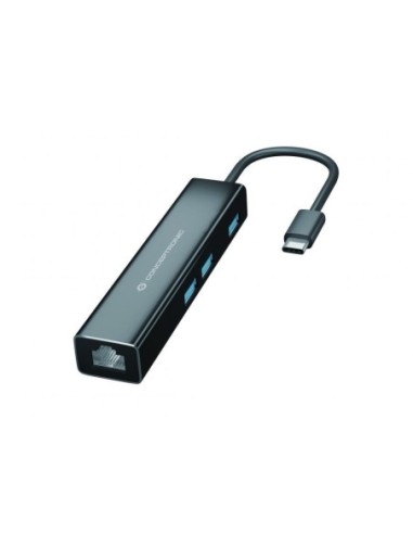ADAPTADOR CONCEPTRONIC USB-C 3X USB 3.0 Y RED GIGA