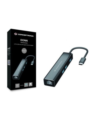 ADAPTADOR CONCEPTRONIC USB-C 3X USB...