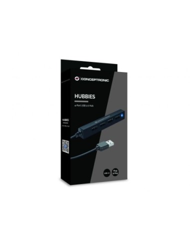 HUB CONCEPTRONIC USB 2.0 4 PUERTOS