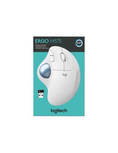 RATON TRACKBALL LOGITECH MX ERGO M575 BLANCO