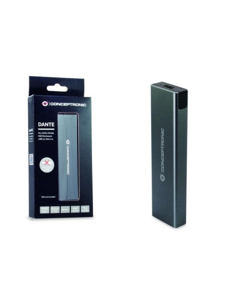 CAJA EXTERNA SSD M.2 SATA-NVME CONCEPTRONIC USB-C