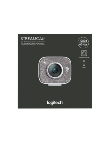 WEBCAM LOGITECH STREAMCAM BLANCA