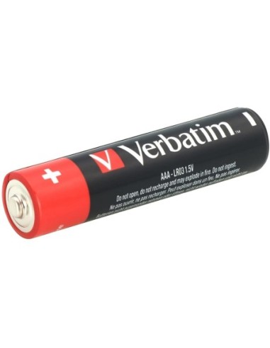 PILAS VERBATIM ALCALINA AAA-LR03 PACK...