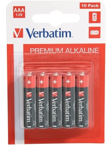 PILAS VERBATIM ALCALINA AAA-LR03 PACK...