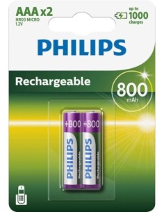 PILAS PHILIPS RECARGABLE...