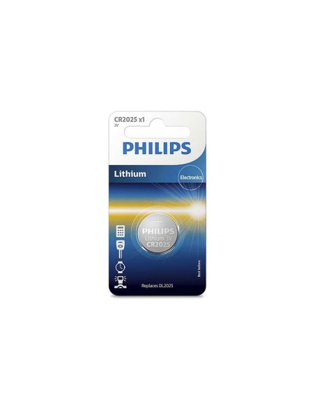 PILAS PHILIPS LITIO CR2025 3V PACK 1