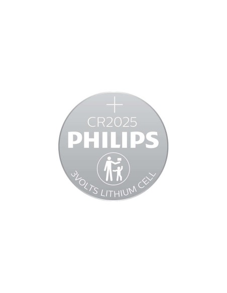 PILAS PHILIPS LITIO CR2025 3V PACK 1