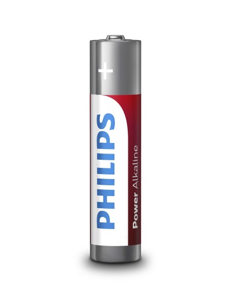 PILAS PHILIPS ALCALINA POWER AAA 1.5V PACK 4U