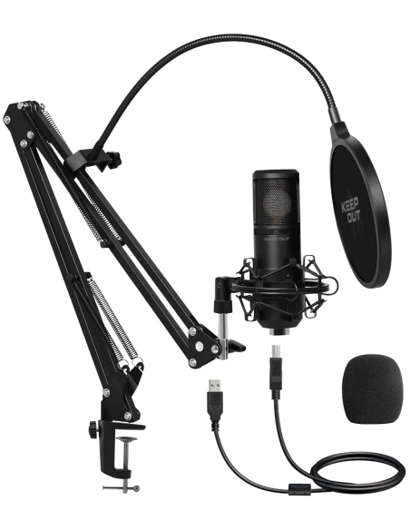 MICROFONO KEEPOUT XLR STREAMING MICROPHONE KIT