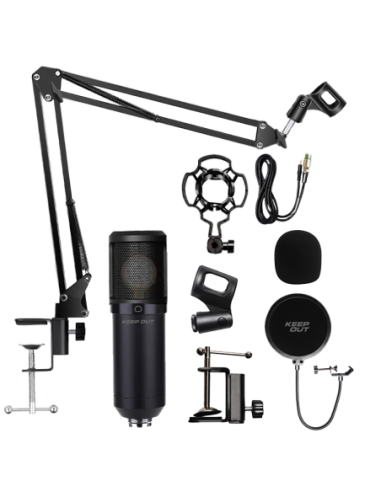 MICROFONO KEEPOUT XLR STREAMING...