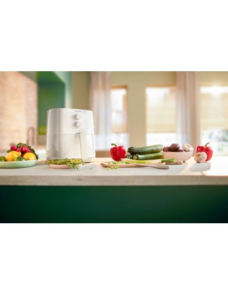 FREIDORA PHILIPS ESSENTIAL AIRFRYER 1400W BLANCA