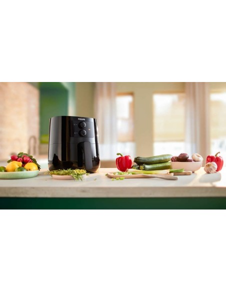 FREIDORA PHILIPS ESSENTIAL AIRFRYER 1400W NEGRA