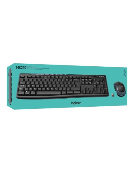 TECLADO + RATON LOGITECH CORDLESS DESKTOP MK270